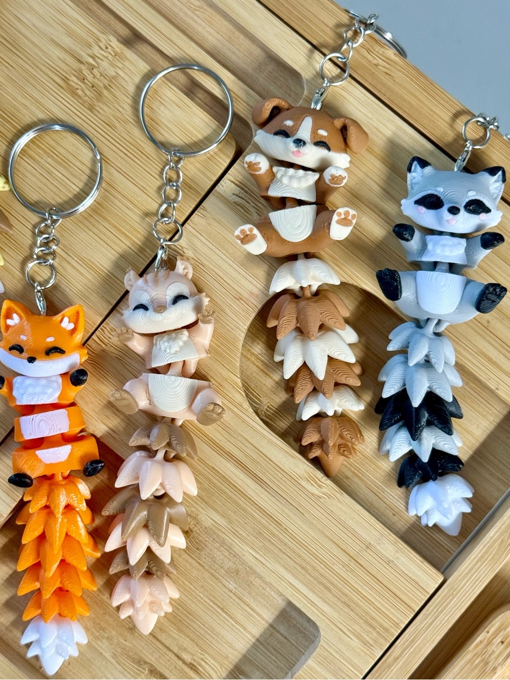 3D Wiggle Animal Keychain (1 piece) - Picture 4 of 5